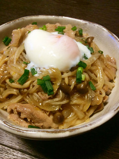 豚もやしあんかけ丼〜温玉のせ〜-レシピのメイン写真
