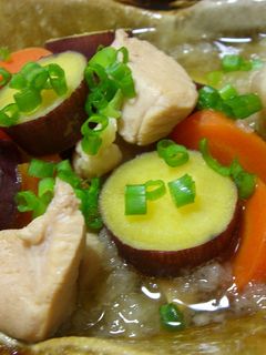 鶏肉とさつまいものみぞれ煮-レシピのメイン写真