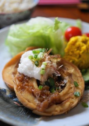 車麸の照り焼き、定食屋さん風-レシピのメイン写真