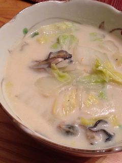 牡蠣と白菜のクリーム煮-レシピのメイン写真