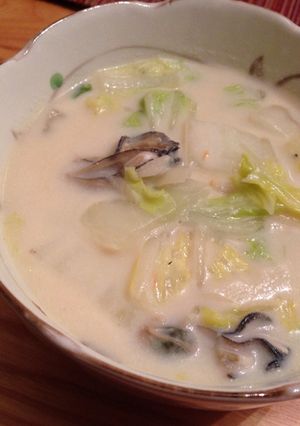 牡蠣と白菜のクリーム煮-レシピのメイン写真