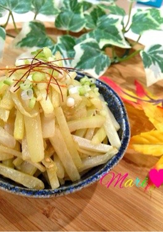 【簡単・節約】おつまみ♡大根の皮炒め-レシピのメイン写真