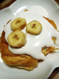 バナナたっぷりもっちりホットケーキ☆-レシピのメイン写真