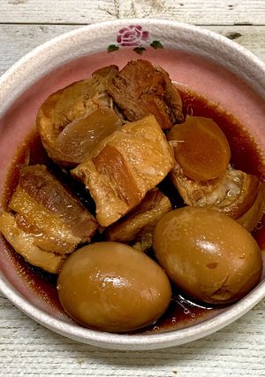 ルクルーゼやストウブで簡単！極旨豚角煮♪-レシピのメイン写真