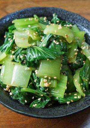 青梗菜のちょい辛ナムル-レシピのメイン写真