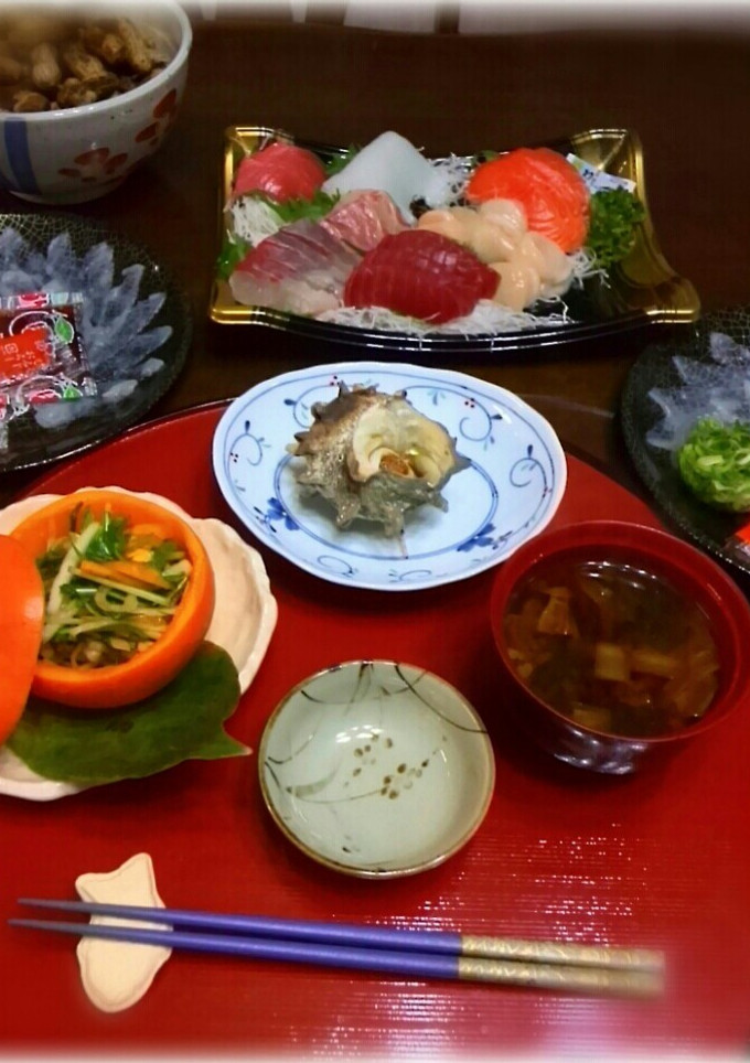 柿と水菜と大根のサラダ-レシピのメイン写真