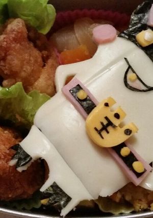 妖怪ウォッチ じこチュー キャラ弁-レシピのメイン写真