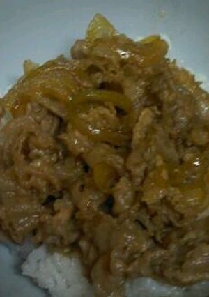 簡単すぎる豚丼　お弁当にも-レシピのメイン写真