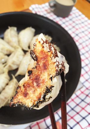 うまうま！ニンニクきゃべつ餃子&焼き方！-レシピのメイン写真