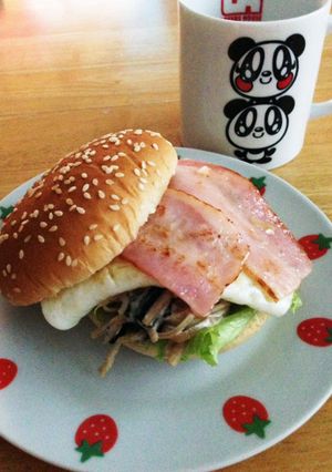 残り物キンピラバーガー-レシピのメイン写真