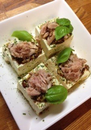 簡単時短！あったか豆腐のイタリアンつまみ-レシピのメイン写真