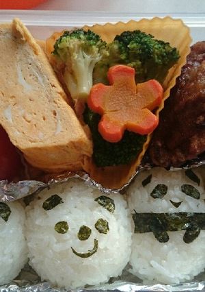 パンダオニギリ弁当-レシピのメイン写真