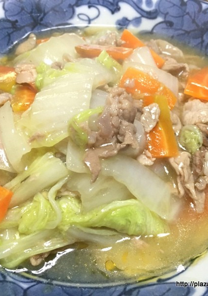 簡単☆白菜と人参と豚肉の和風あんかけ-レシピのメイン写真
