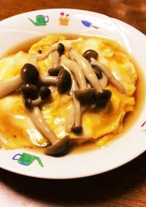 キノコの和風あんかけオムライス♪-レシピのメイン写真