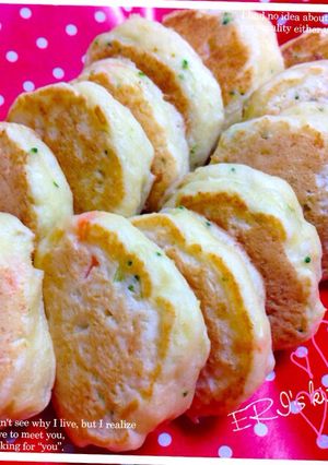 赤ちゃんおやつ♡野菜たっぷりホットケーキ-レシピのメイン写真