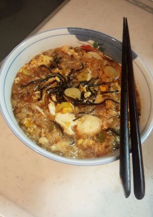 10分！余ったそうめんで塩昆布にゅうめん-レシピのメイン写真