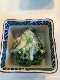 ほうれん草の白和え-レシピのメイン写真