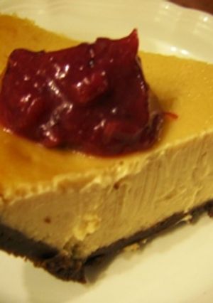 簡単サワークリーム・チーズケーキ-レシピのメイン写真