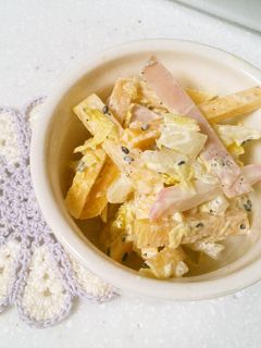 白菜と柿のもりもりサラダ-レシピのメイン写真