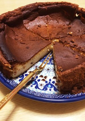 絶品！ベイクドチーズケーキ(砂糖なし)-レシピのメイン写真