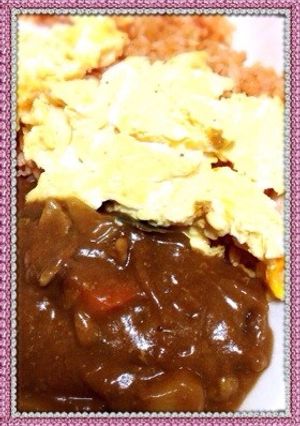 簡単オムカレー？-レシピのメイン写真