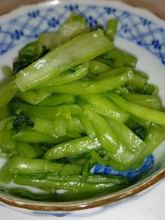 簡単小松菜の野沢菜漬け風漬物-レシピのメイン写真