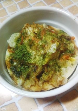 お好み焼き風ココットカマン-レシピのメイン写真