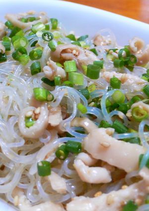 ☆春雨と鶏皮のさっぱりサラダ☆-レシピのメイン写真