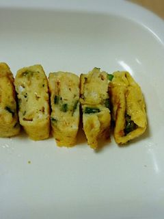 離乳食☆オクラ入り玉子焼き-レシピのメイン写真