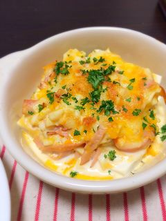ハムと豆腐のタルタルグラタン-レシピのメイン写真