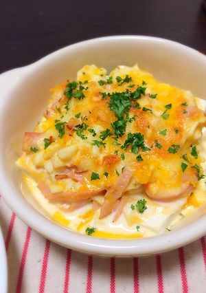 ハムと豆腐のタルタルグラタン-レシピのメイン写真