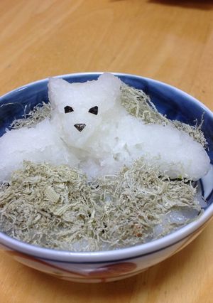 大根おろしシロクマのごはん-レシピのメイン写真