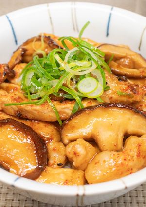 豚ロースと椎茸の照り焼き丼-レシピのメイン写真