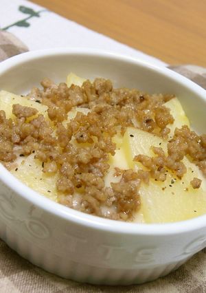 じゃがいもとひき肉のココットカマン-レシピのメイン写真