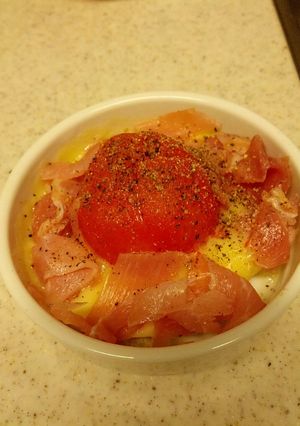 丸ごとトマトココット-レシピのメイン写真