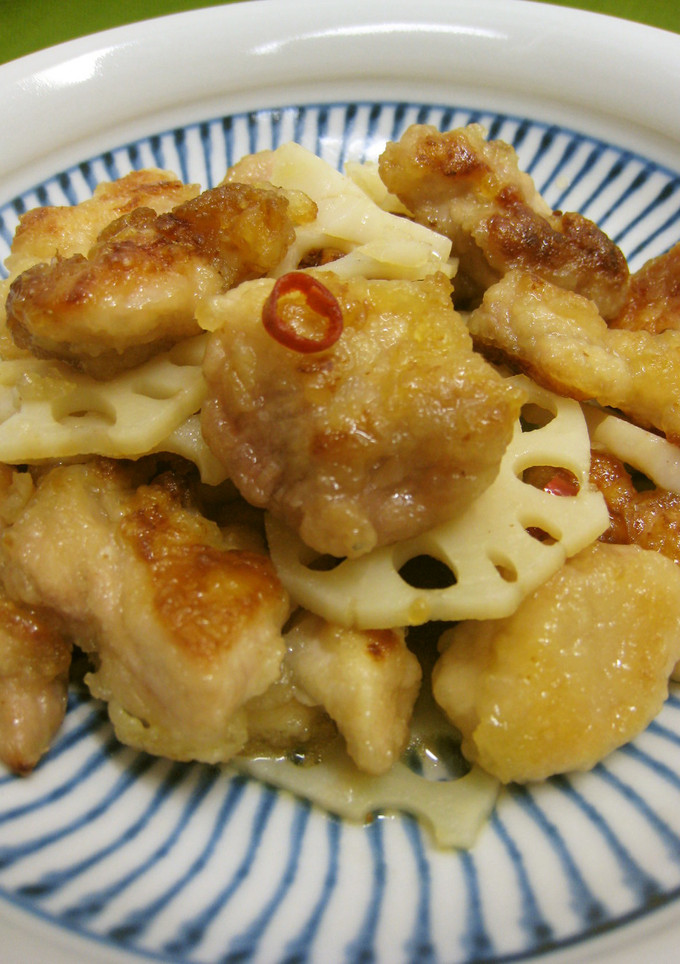 鶏肉と蓮根の南蛮漬け-レシピのメイン写真