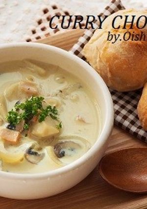 ＊里芋ときのこの豆乳カレーチャウダー＊-レシピのメイン写真