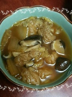 あげと白菜の煮物-レシピのメイン写真
