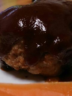 濃厚ソースのハンバーグ ٩(*´︶`*)-レシピのメイン写真