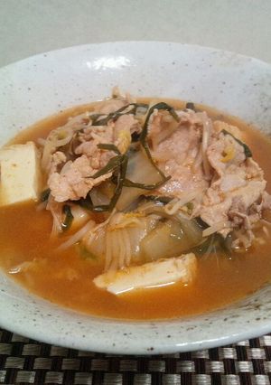 時短簡単♪具だくさん豚キムチスープ-レシピのメイン写真