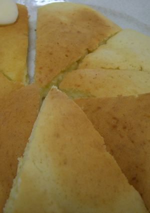 ポンデ・もっちりチーズホットケーキ-レシピのメイン写真