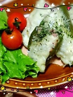 ピーマンのしらすチーズ焼き-レシピのメイン写真
