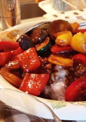夏野菜麻婆ご飯 覚書-レシピのメイン写真