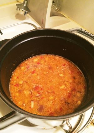 staub☆坦々スープ-レシピのメイン写真