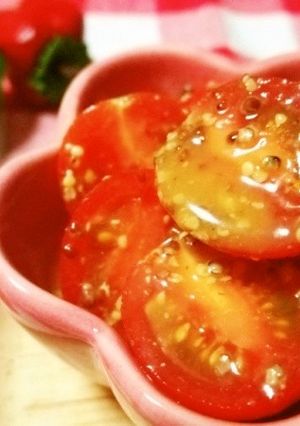 プチトマトのポン酢粒マスタード和え-レシピのメイン写真