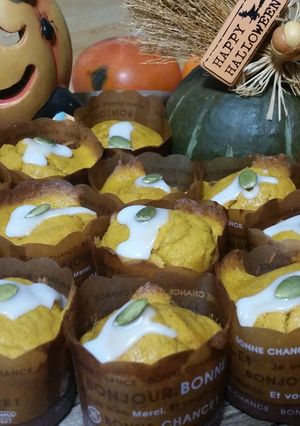 ハロウィンにかぼちゃのマフィン-レシピのメイン写真