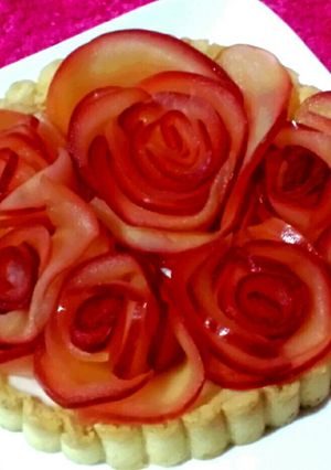 リンゴコンポート薔薇-レシピのメイン写真