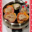 幼児のおやつに 簡単HMでいちご蒸しパン
