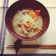 たっぷり根菜の塩糀もつ煮