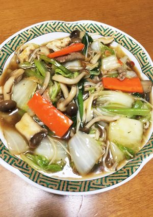 白菜きのこモリモリ八宝菜！お肉はおまけ？-レシピのメイン写真